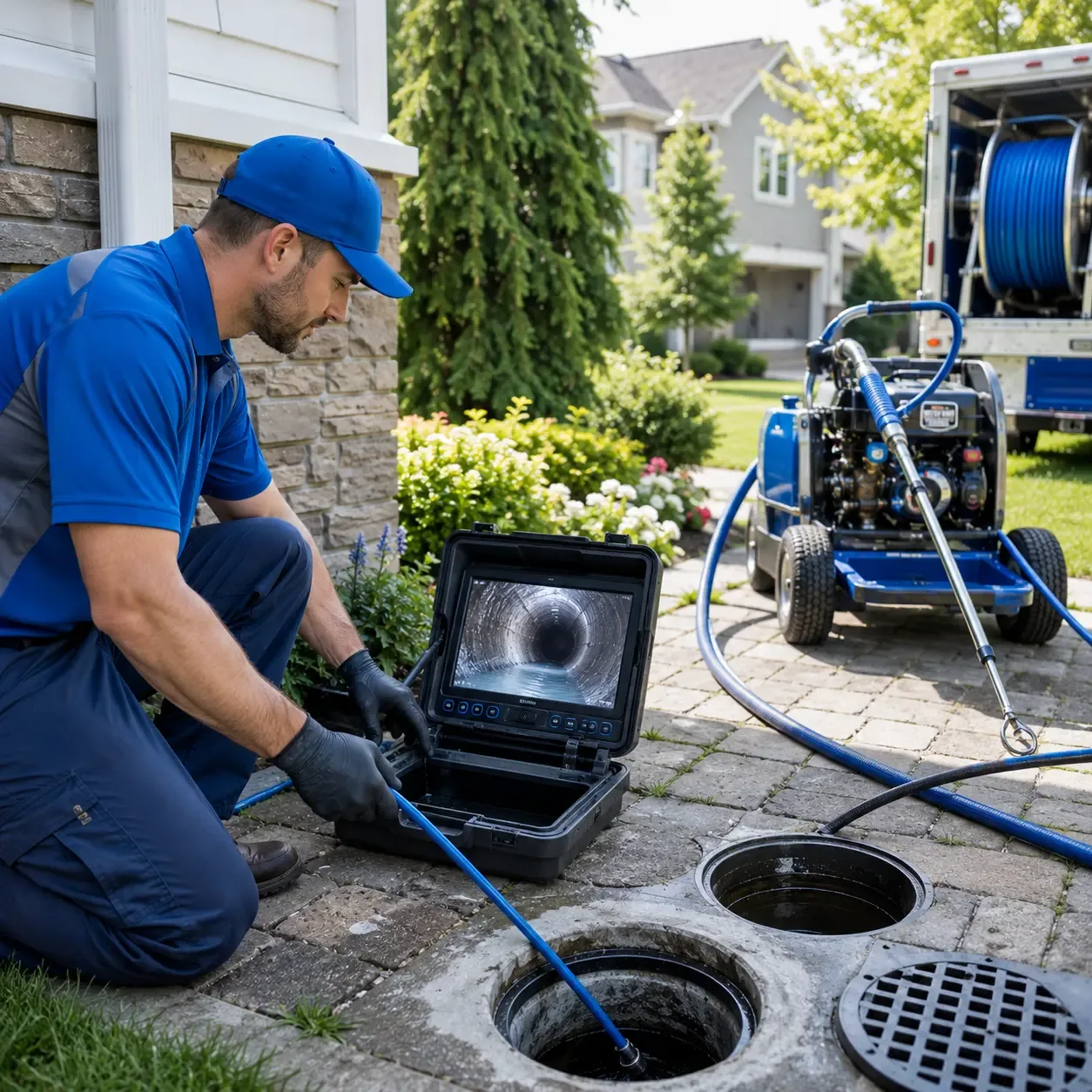 Outdoor drain cleaning professionals serving Mineral Wells, TX